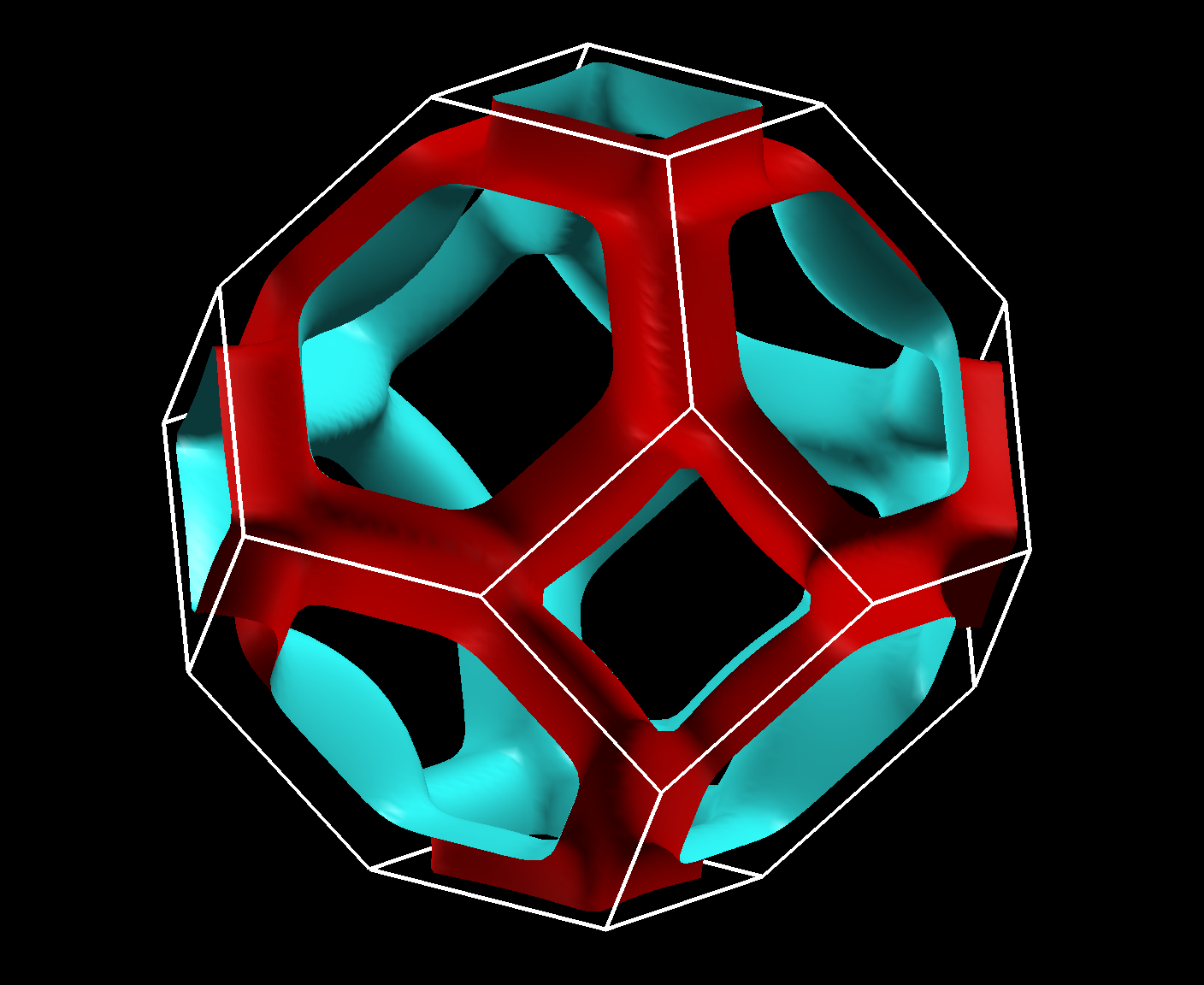  Wannier-interpolated Fermi surface of lead for band 3